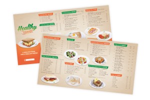 Healthy Corner - Restaurant Menu Design